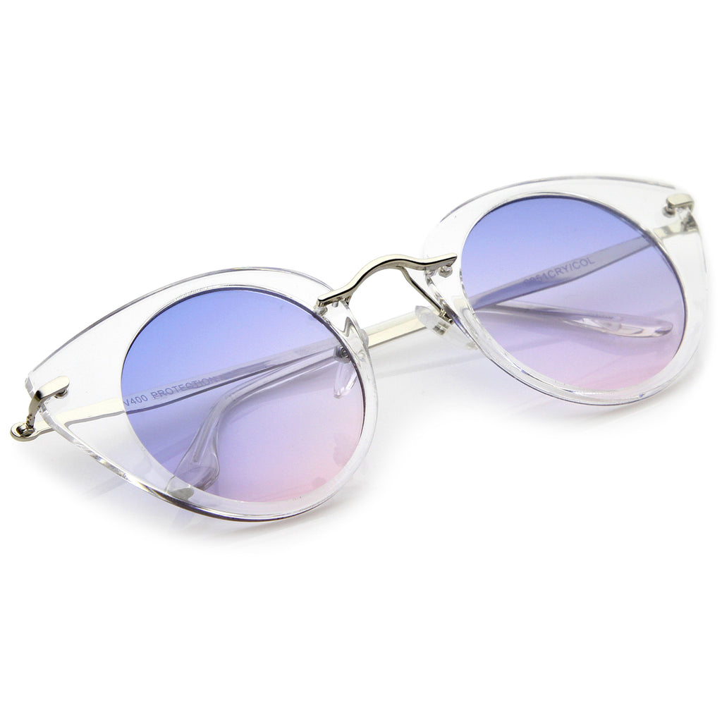 Clear-Silver / Blue-Purple
