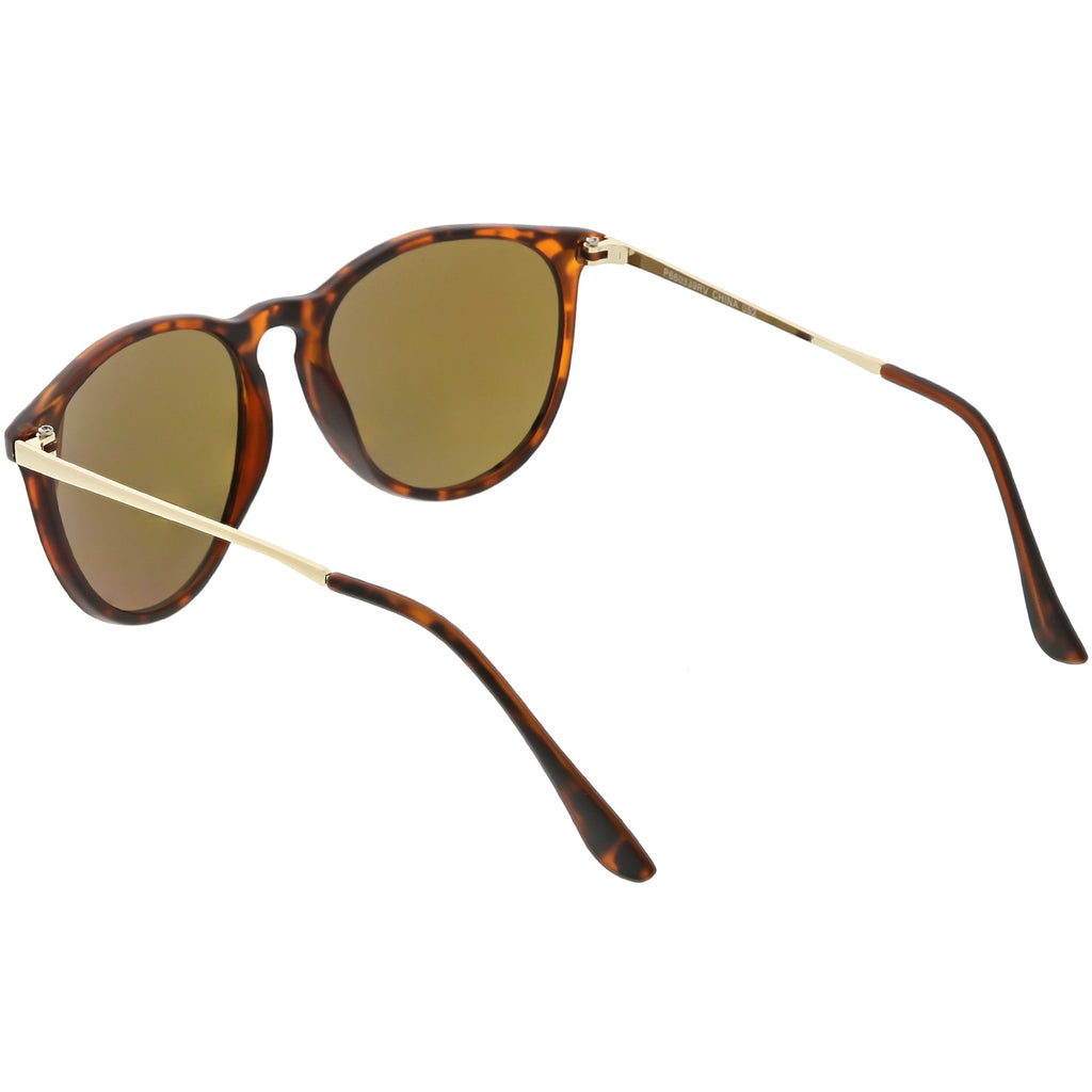 Matte Tortoise Gold / Orange Yellow Mirror