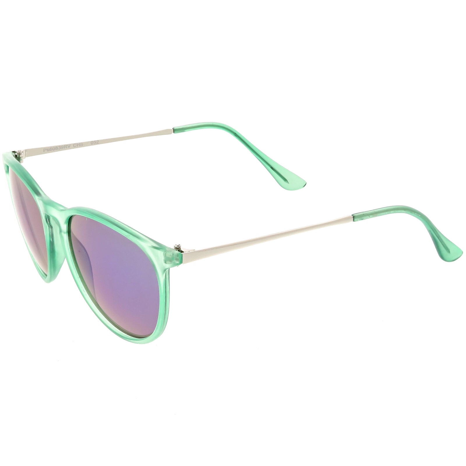 Matte Green Silver / Blue Mirror