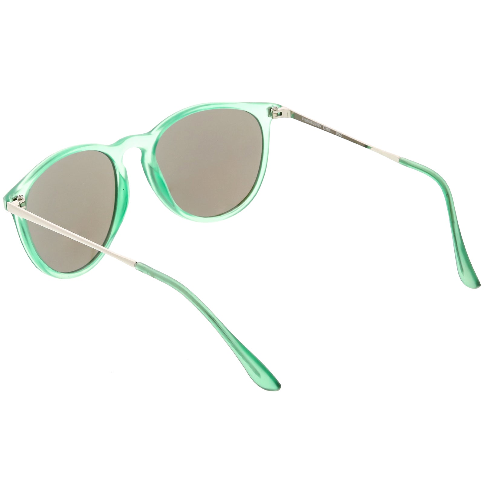 Matte Green Silver / Blue Mirror