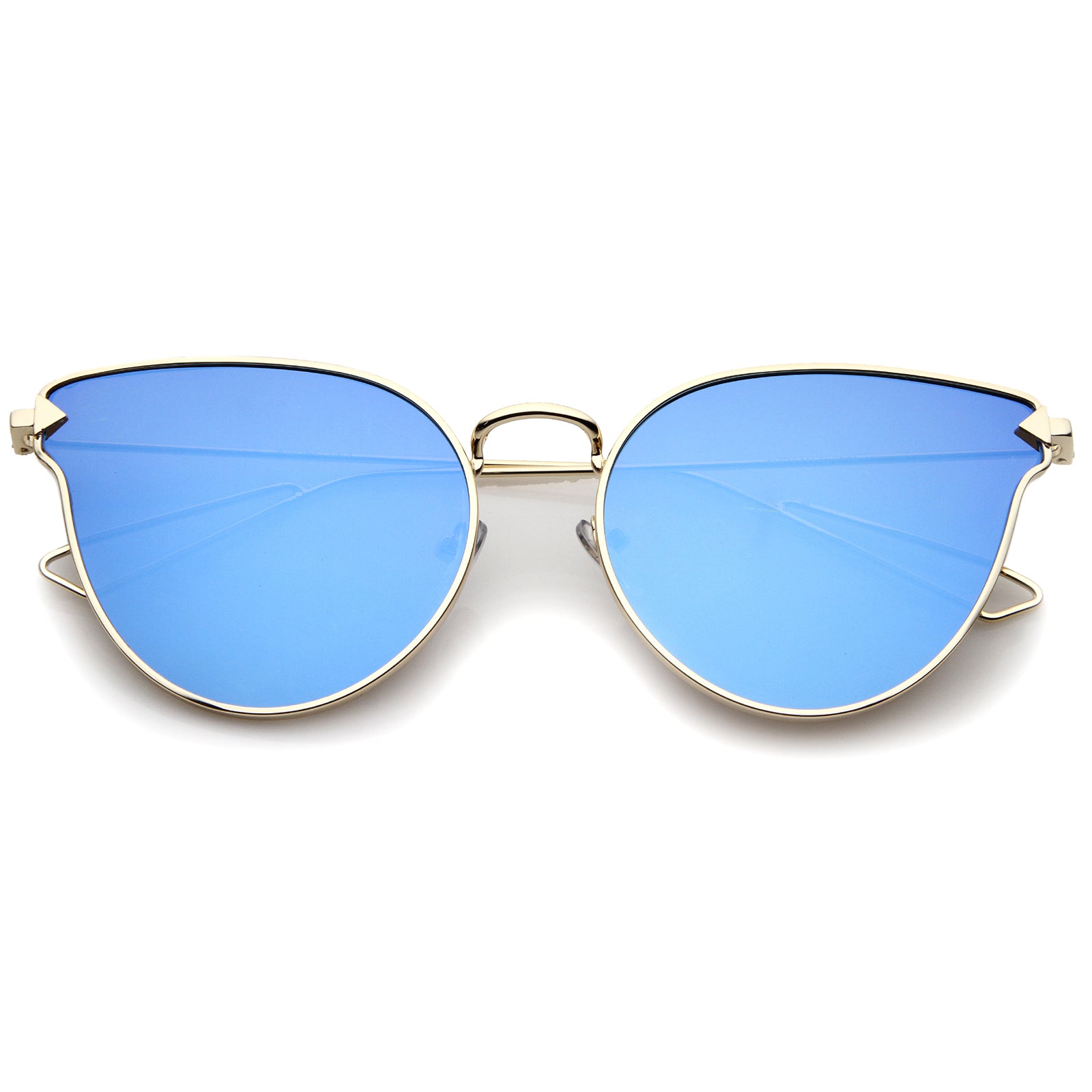 Gold / Blue Mirror