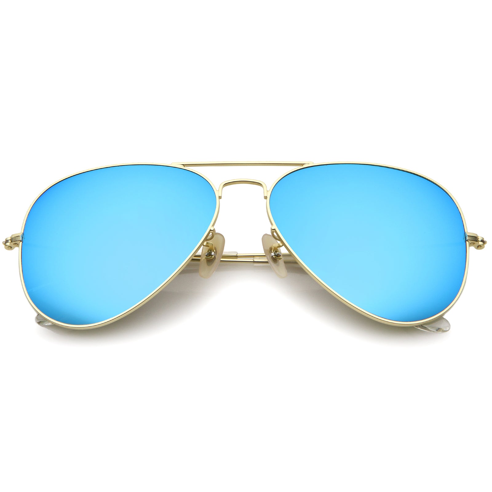 Gold / Blue Mirror