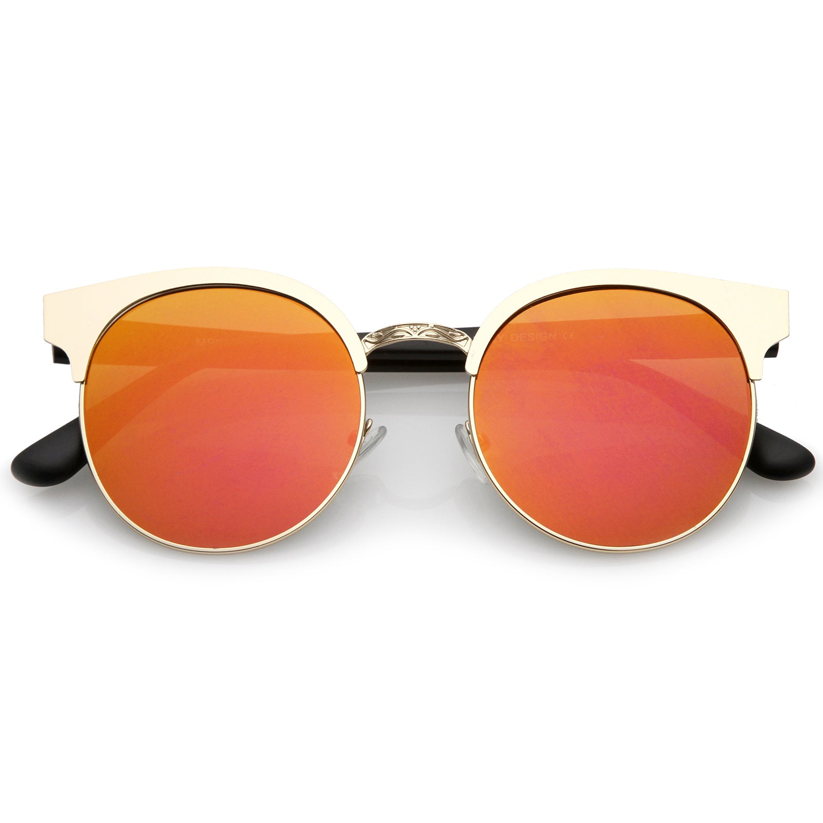 Gold / Magenta-Orange Mirror