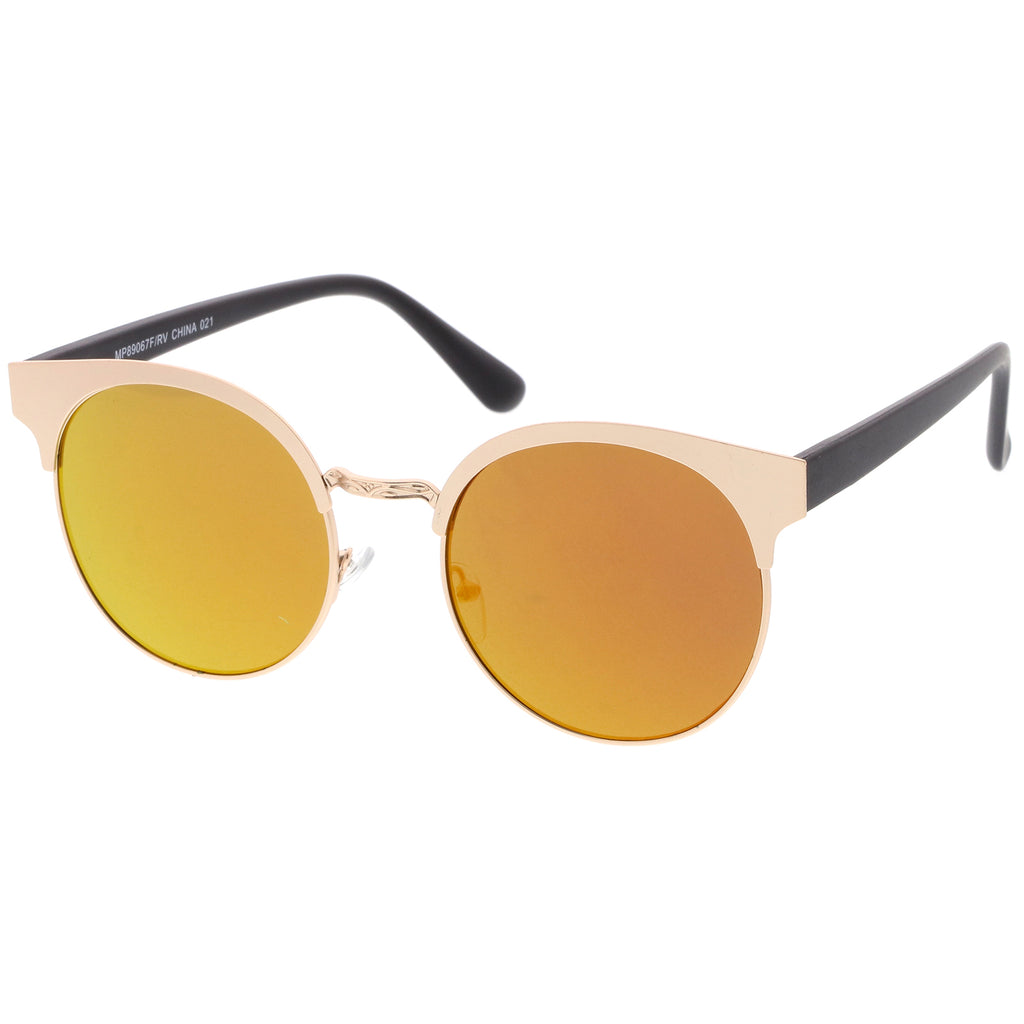 Gold / Magenta-Orange Mirror