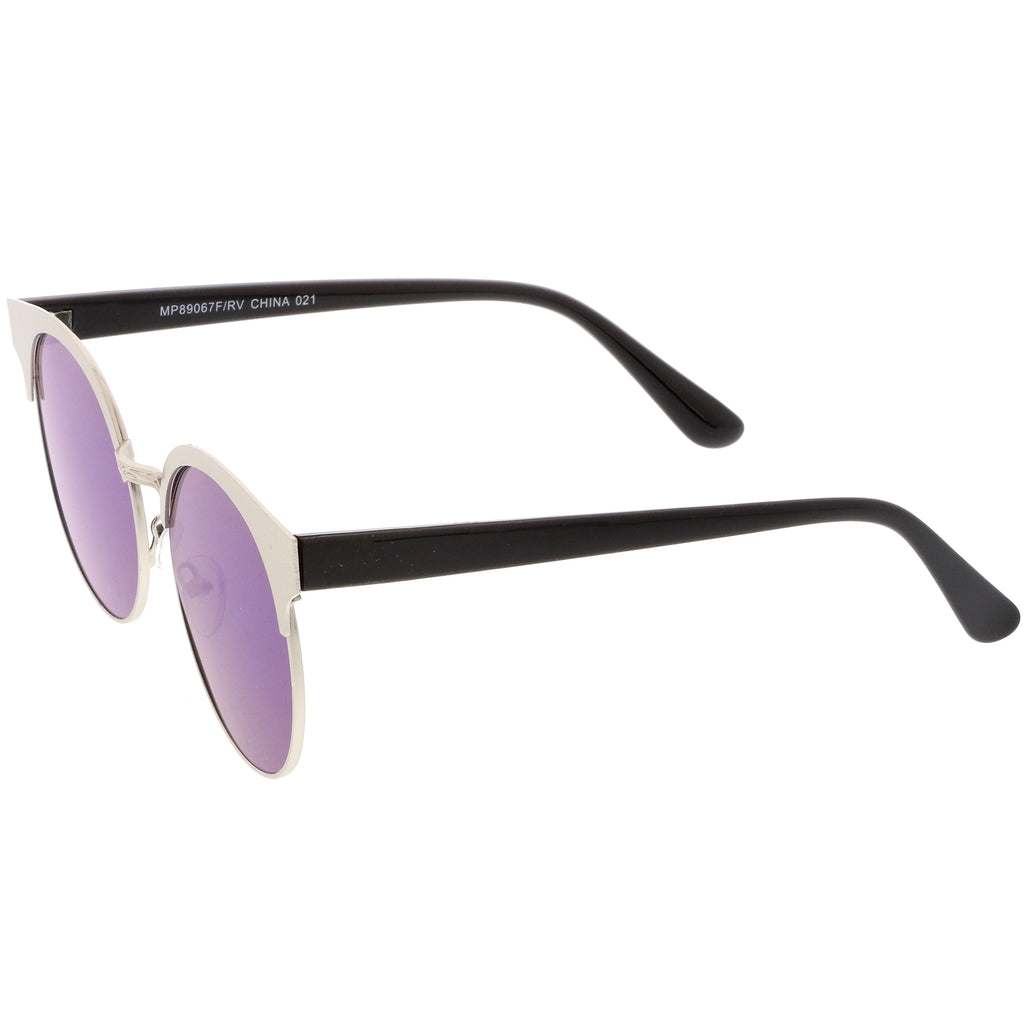 Silver / Blue Mirror