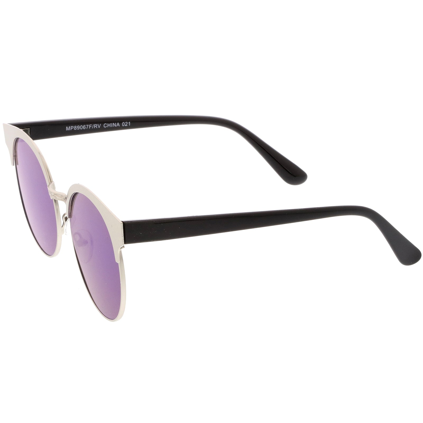 Silver / Blue Mirror