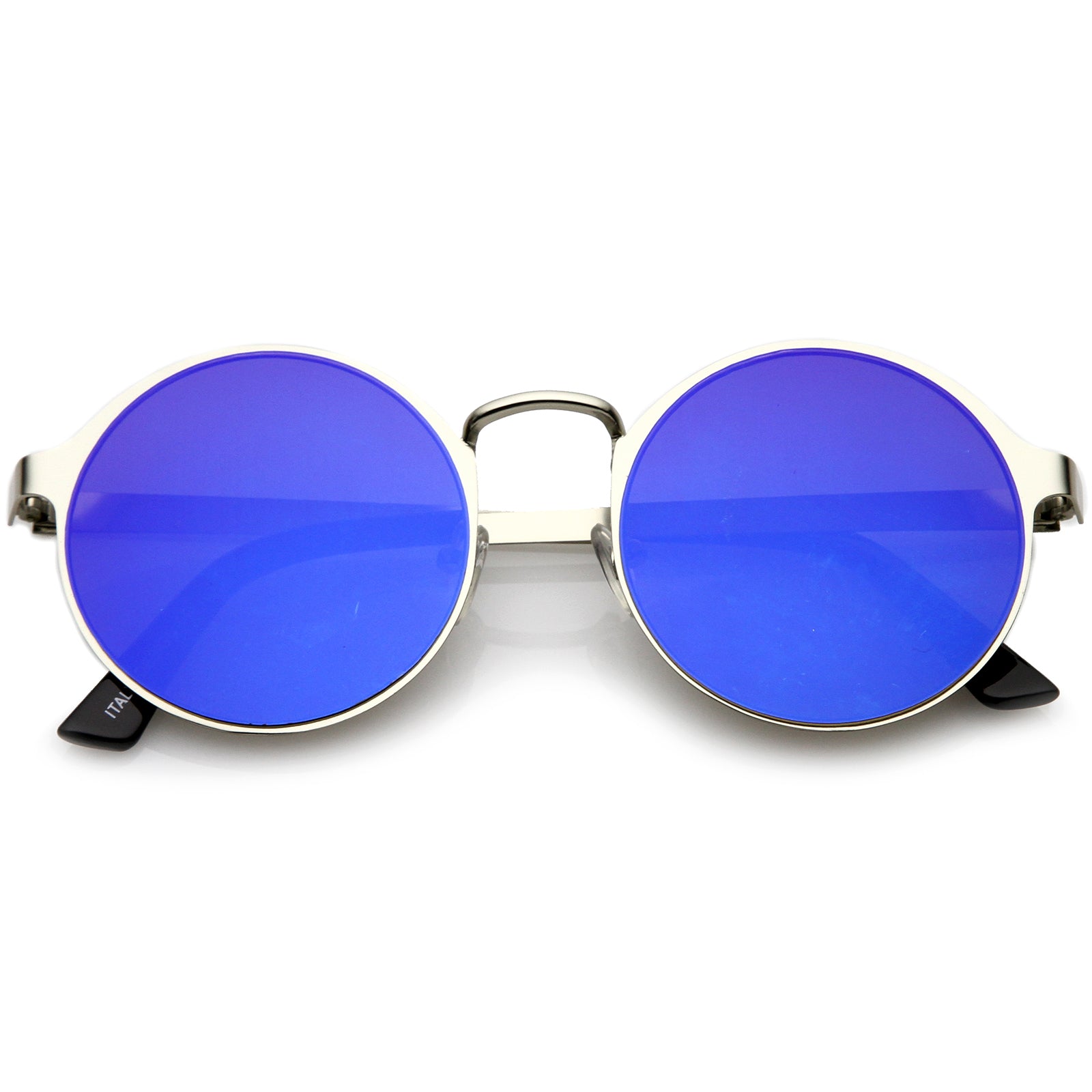 Silver / Blue Mirror