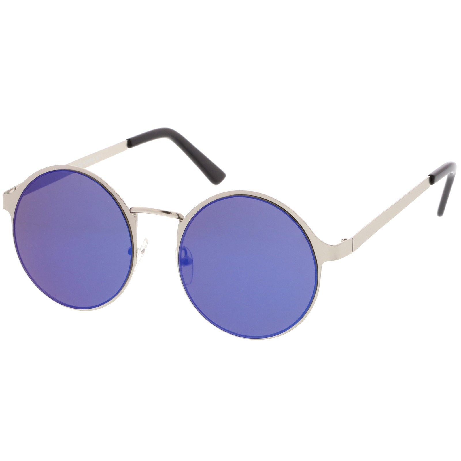 Silver / Blue Mirror