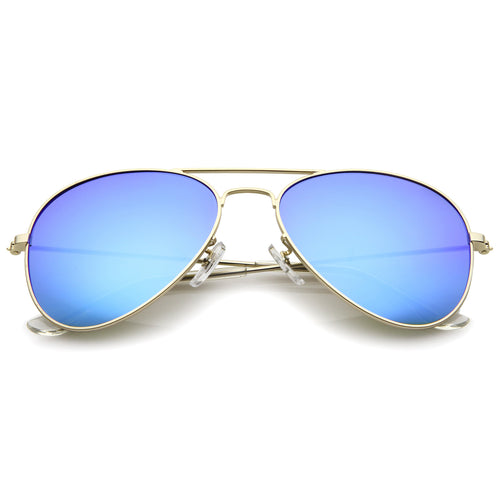 Gold / Blue Mirror