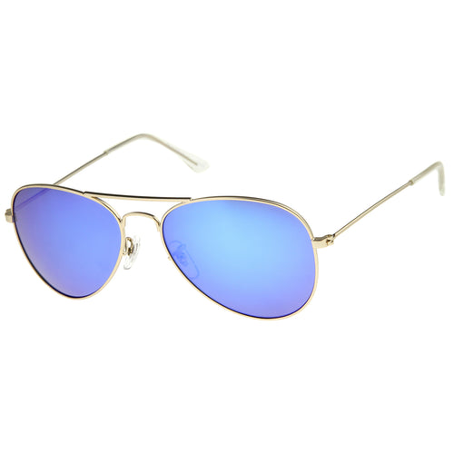 Gold / Blue Mirror