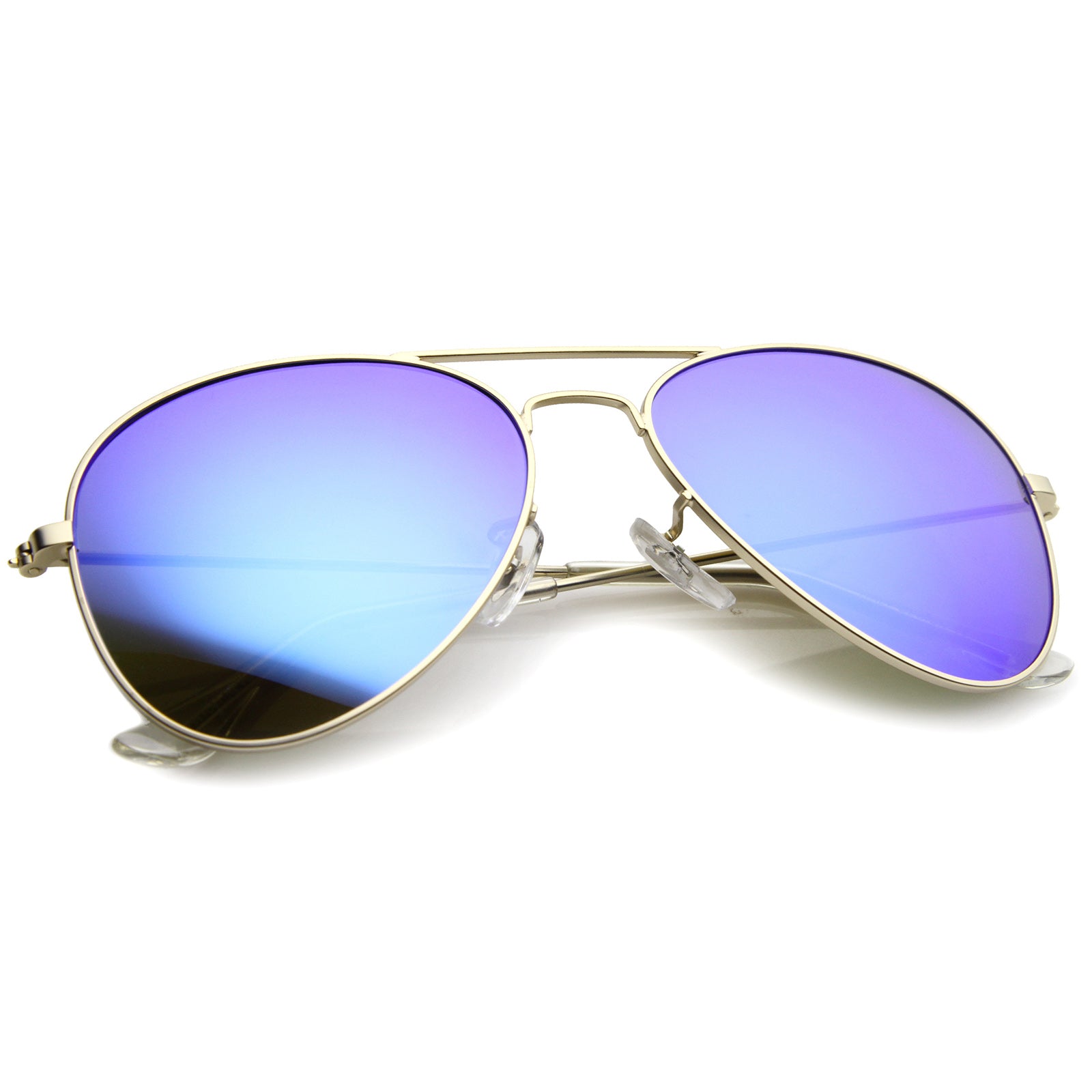 Gold / Blue Mirror