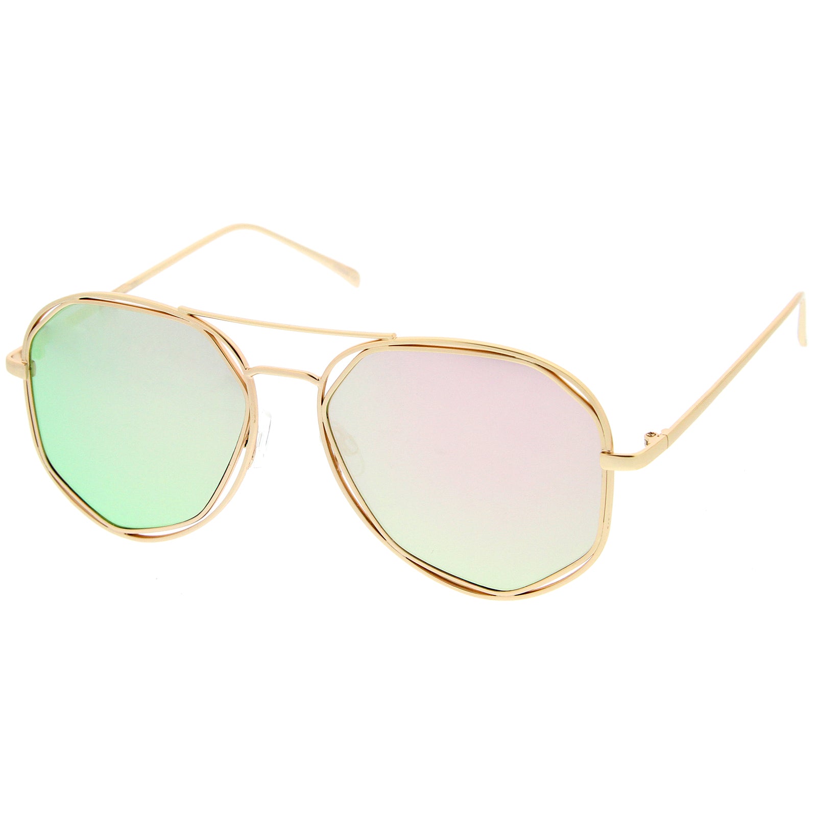 Gold / Pink Mirror