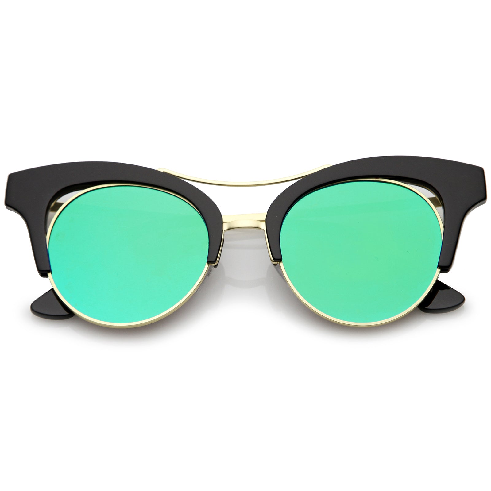 Black-Gold / Green Mirror