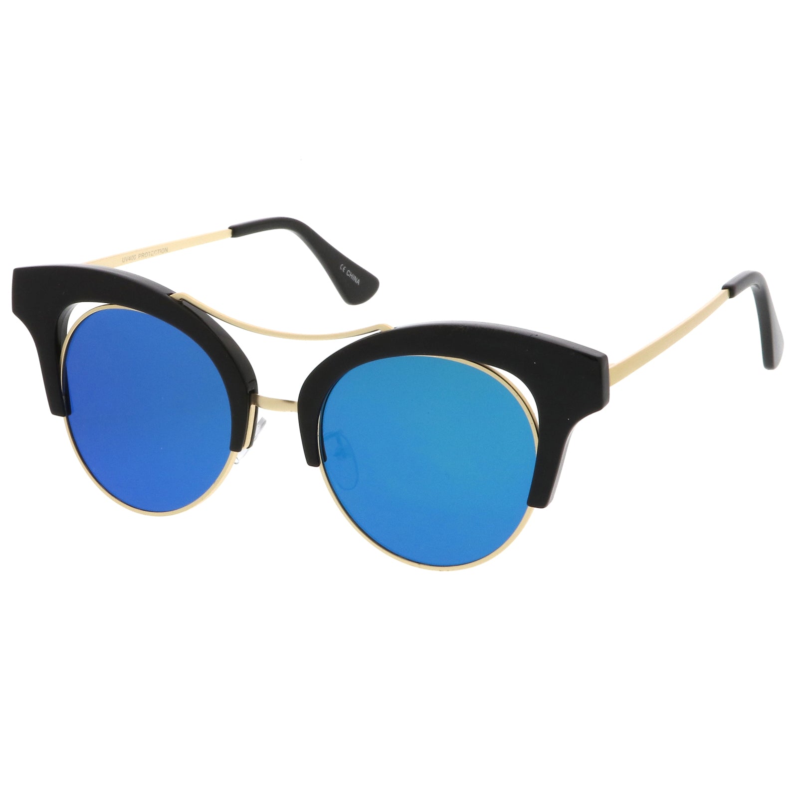Black-Gold / Green Mirror