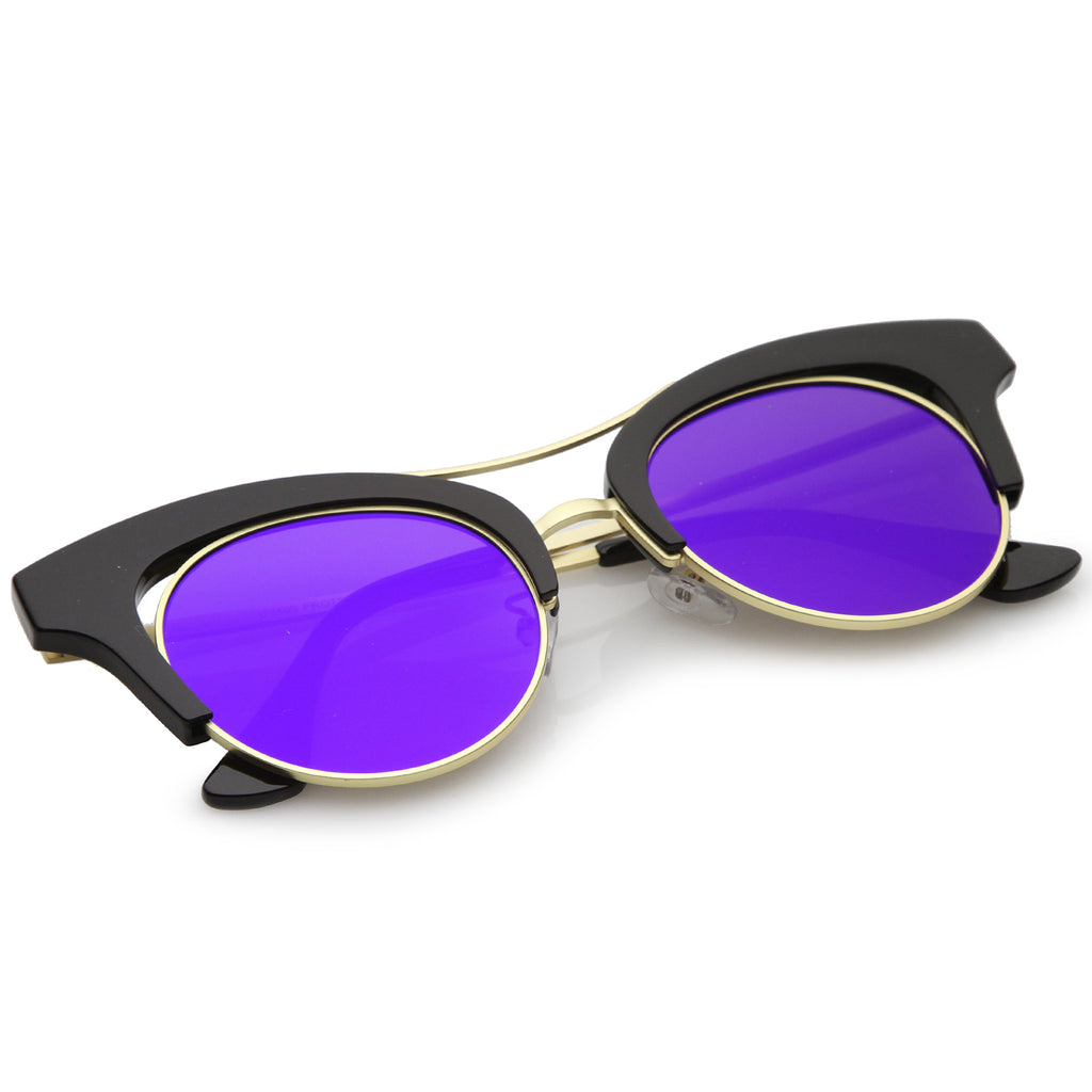 Black-Gold / Blue Mirror