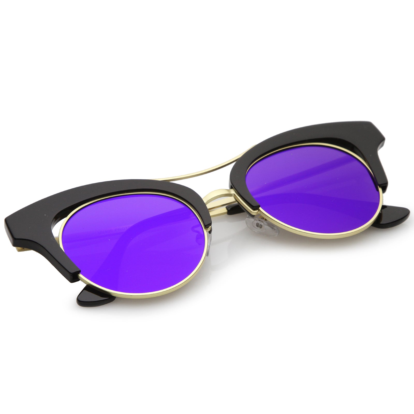 Black-Gold / Blue Mirror