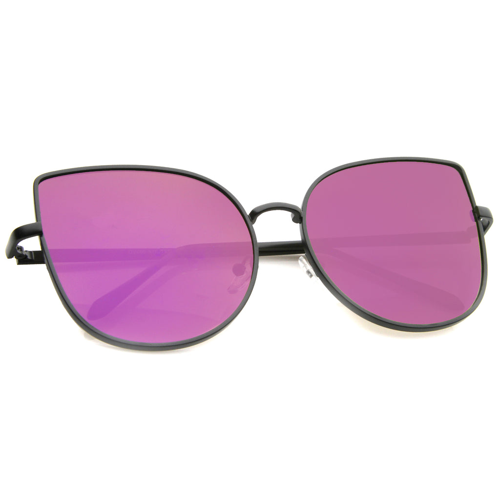 Matte Black / Purple Mirror
