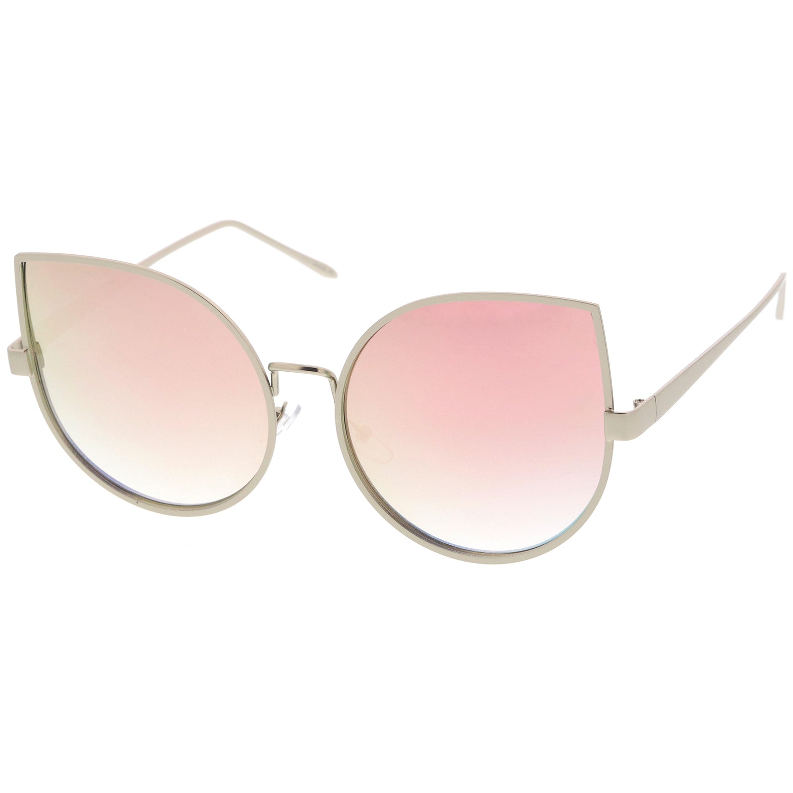 Matte Silver / Pink Mirror