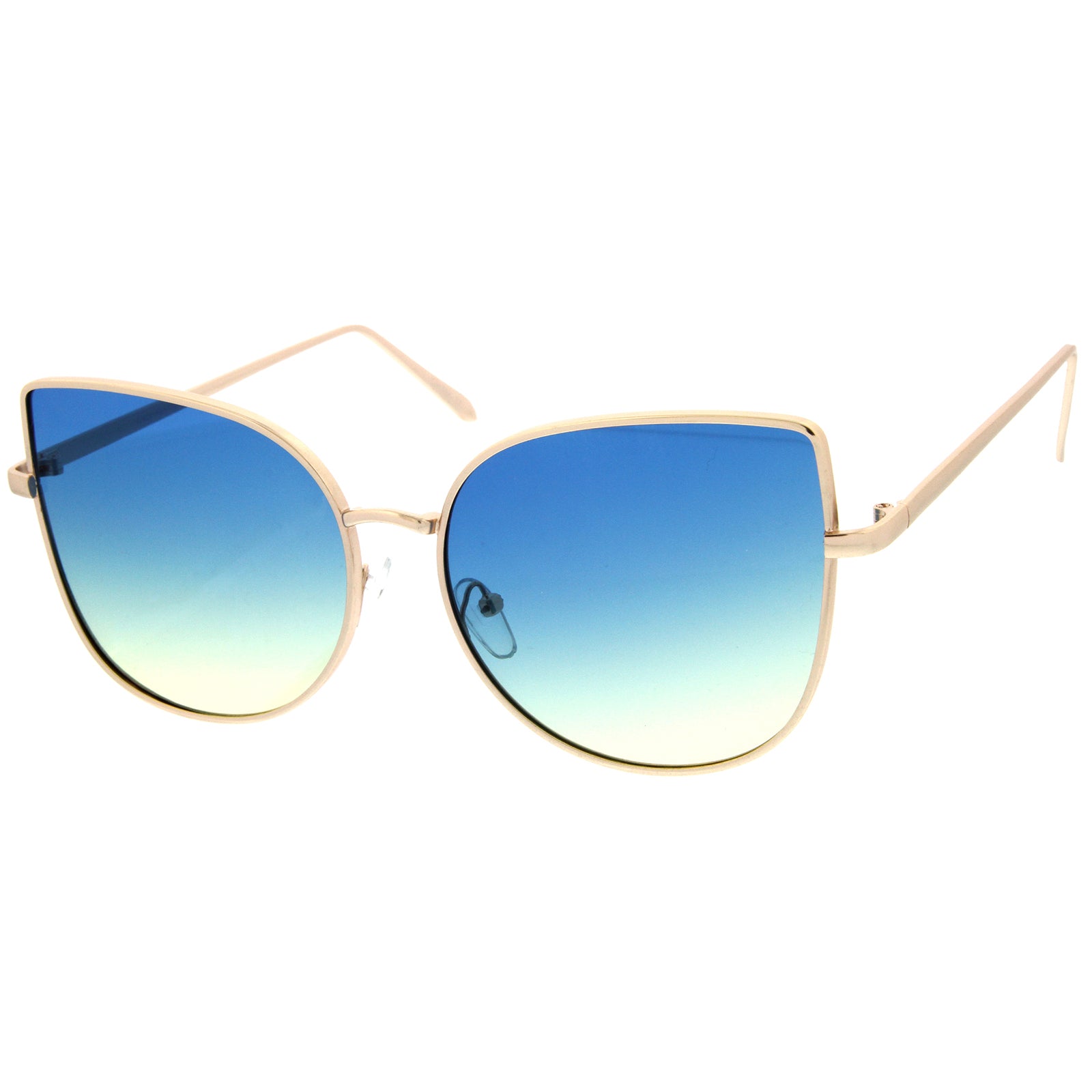 Matte Gold / Blue-Green
