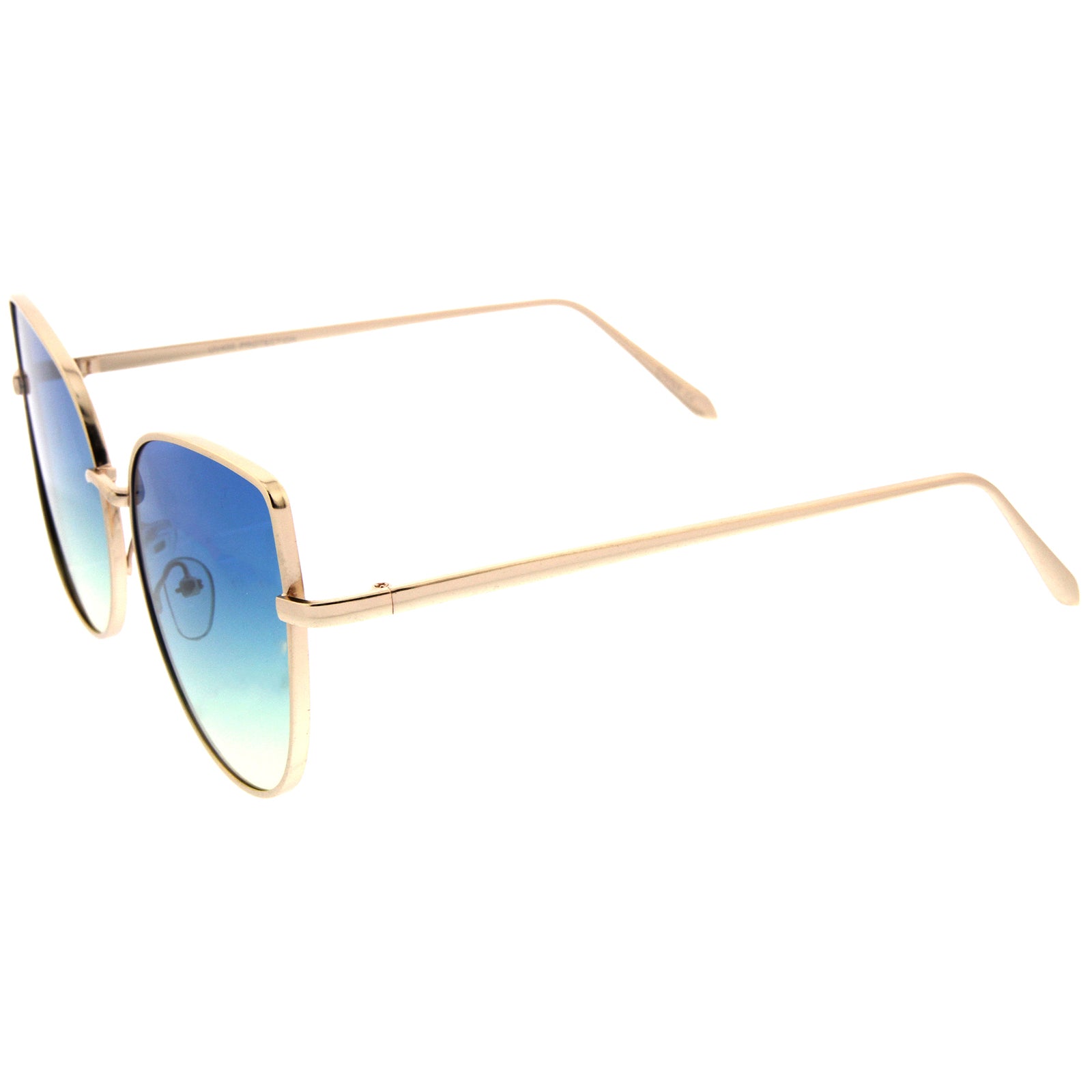 Matte Gold / Blue-Green