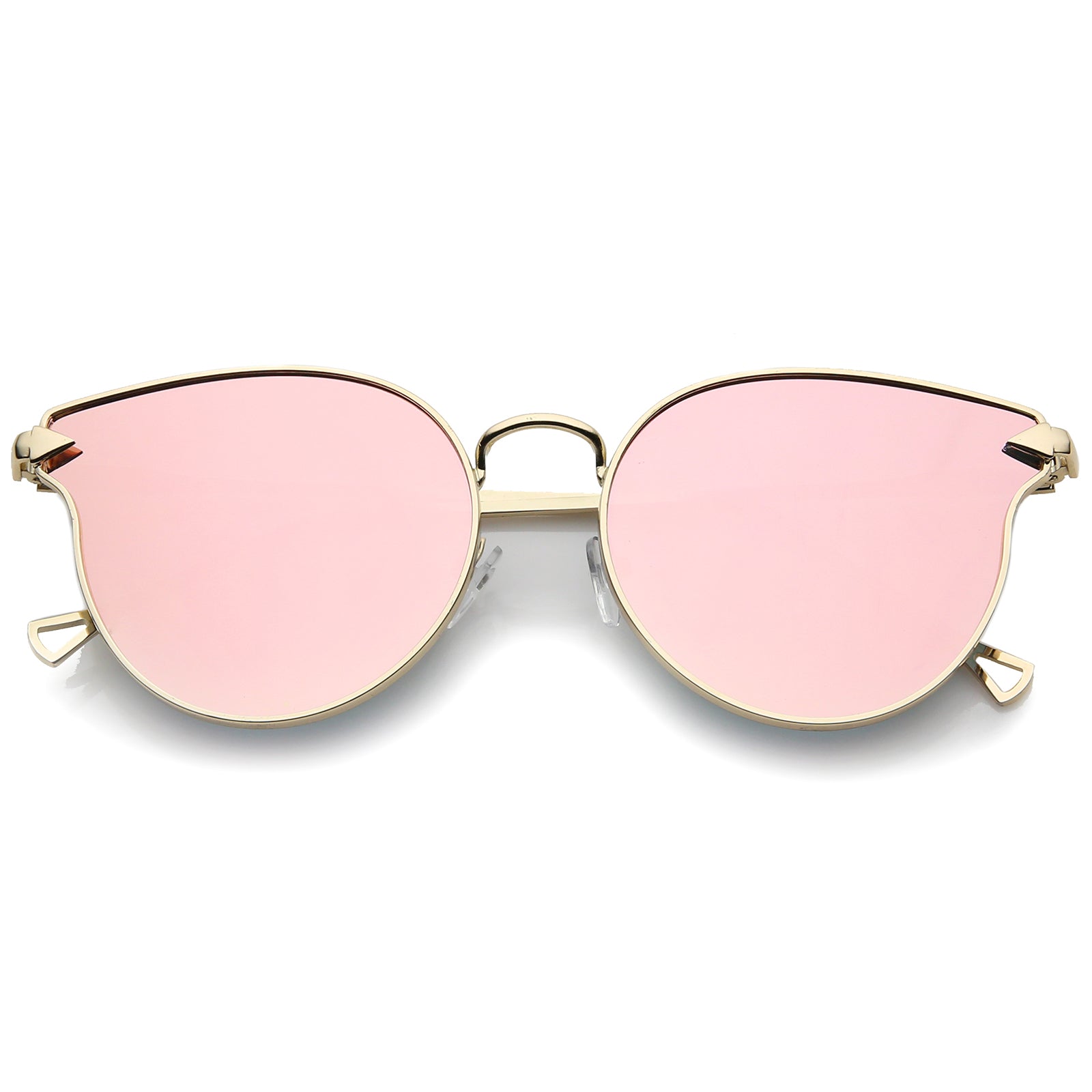 Pink best sale reflective sunglasses