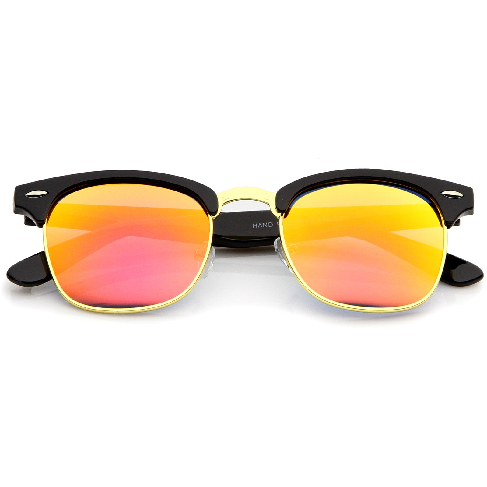 Black-Gold / Red-Orange Mirror