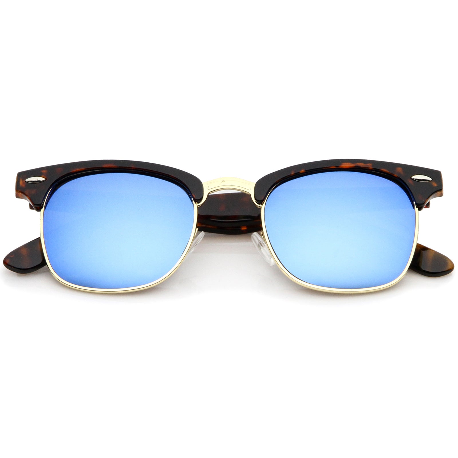 Tortoise-Gold / Blue Mirror