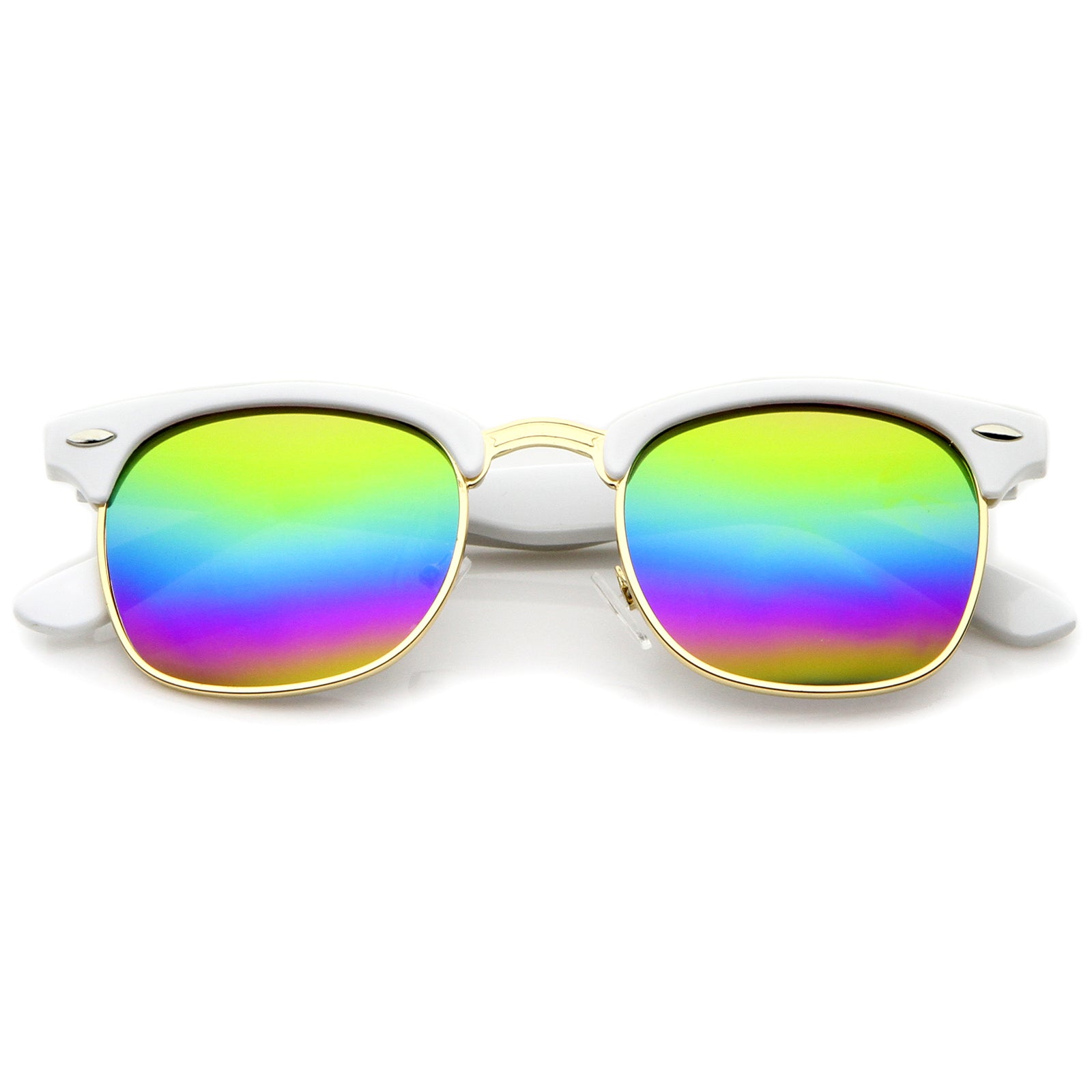 White-Gold / Rainbow Mirror