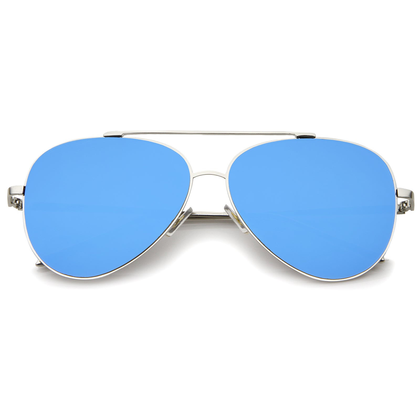 Silver / Dark Blue Mirror