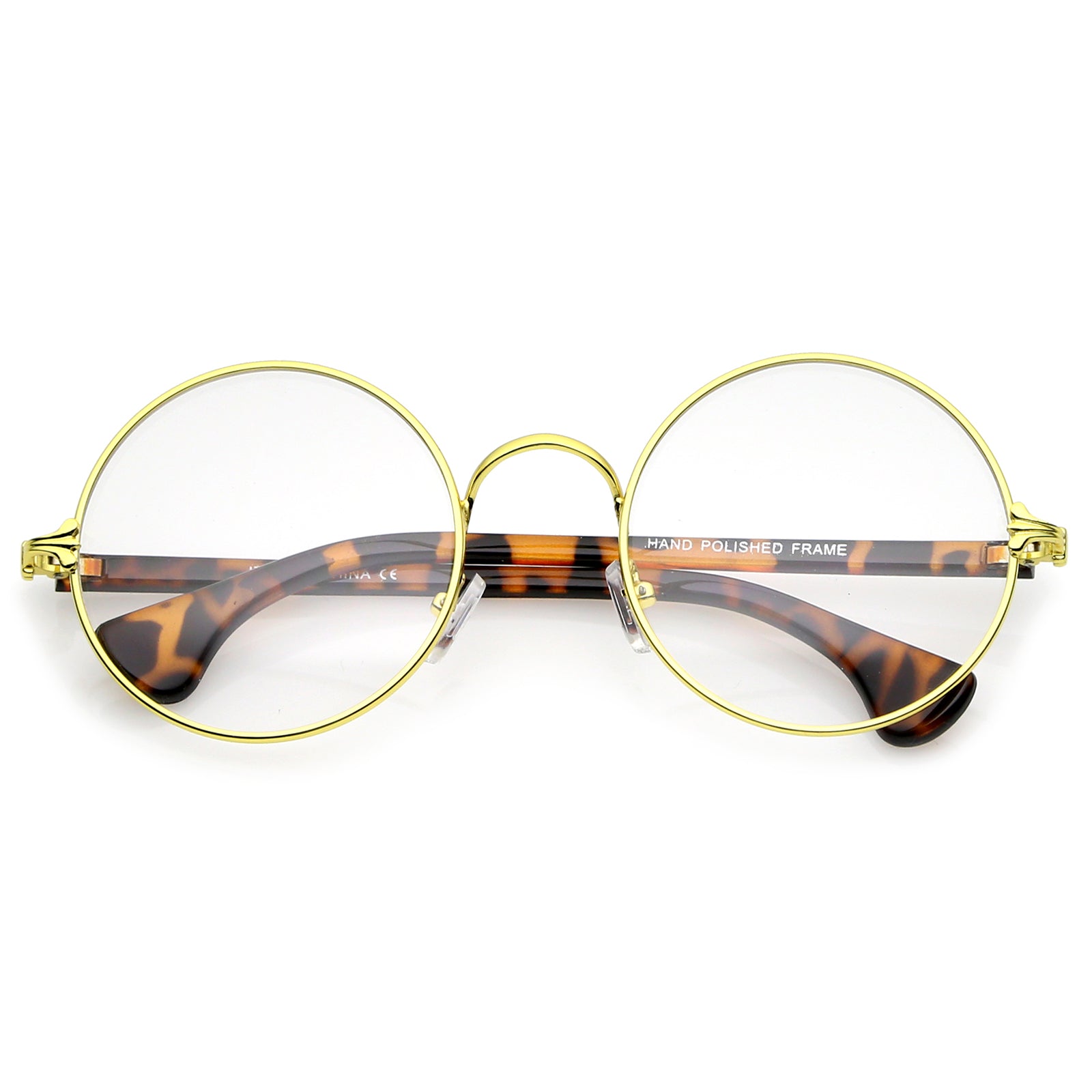 Gold-Tortoise / Clear