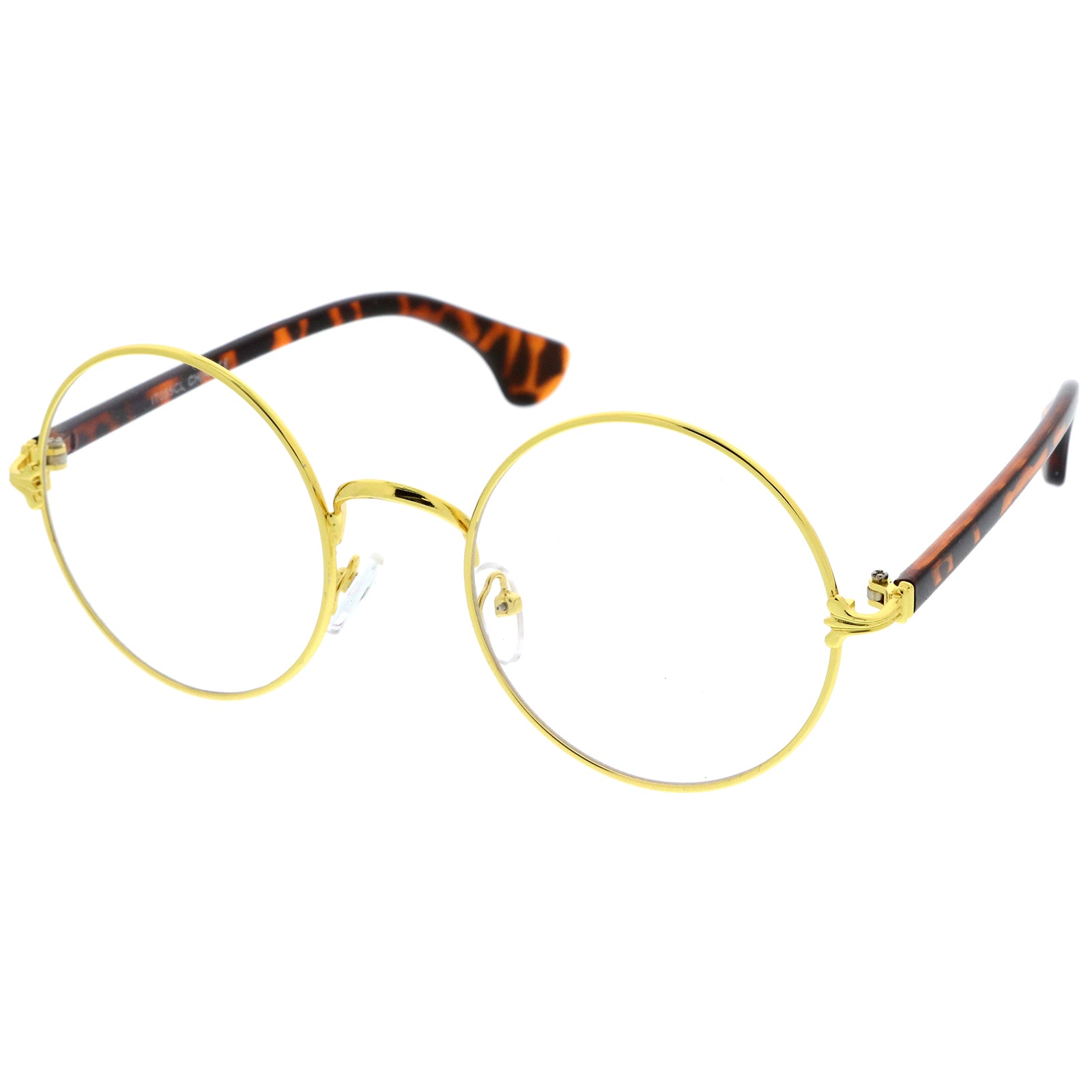 Gold-Tortoise / Clear