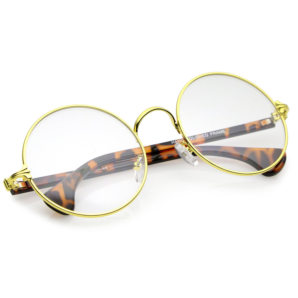 Gold-Tortoise / Clear