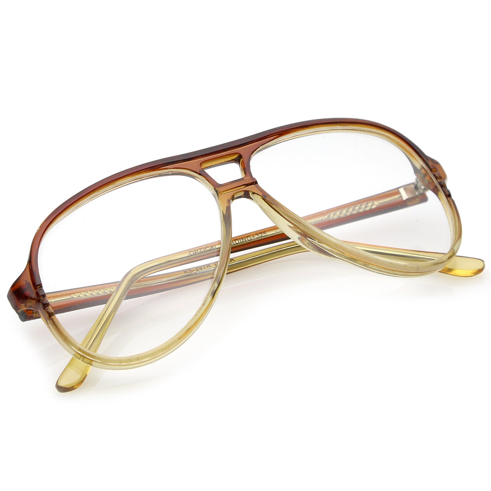 Brown-Yellow / Clear