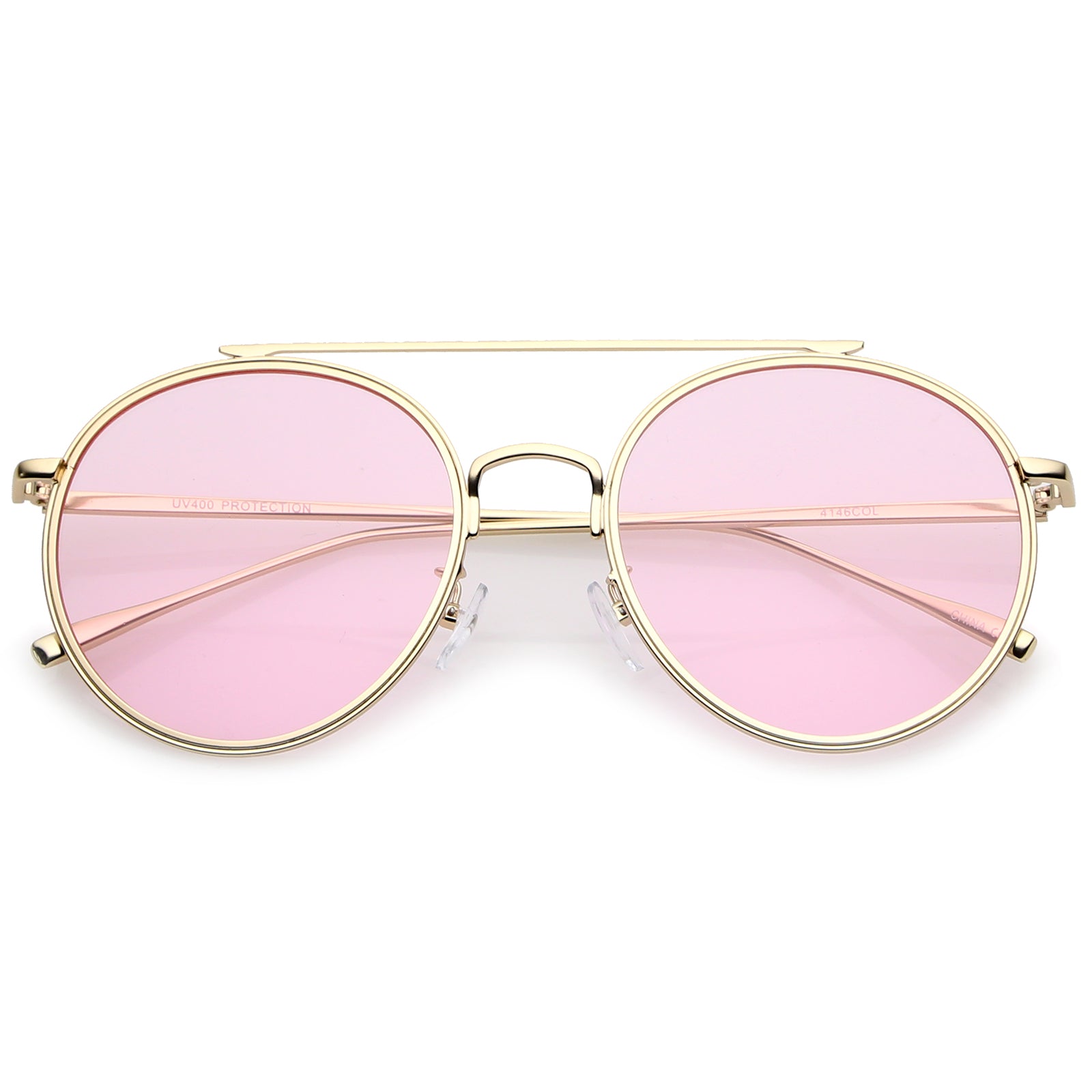 Pink sales tinted aviators