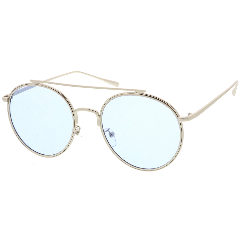 Silver / Blue