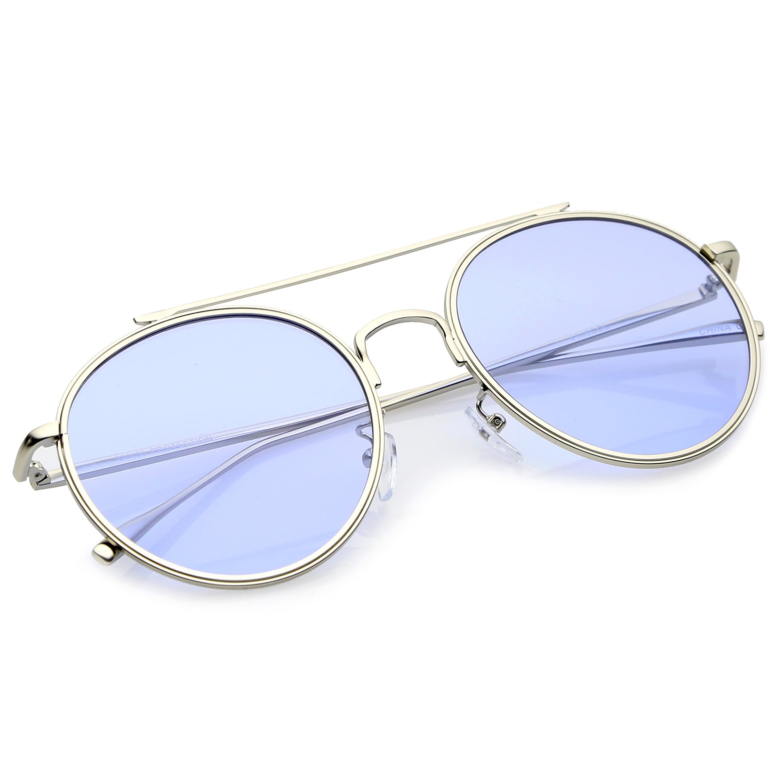 Silver / Blue