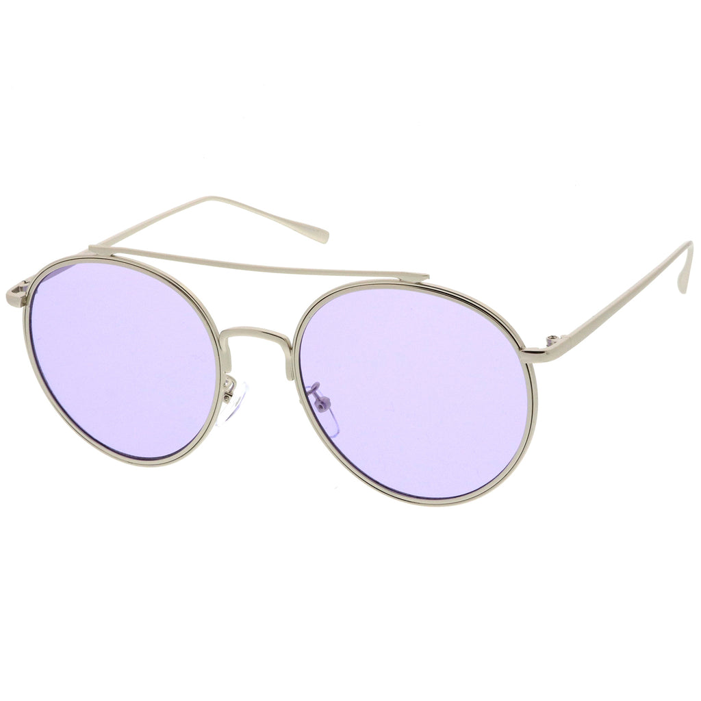Silver / Purple
