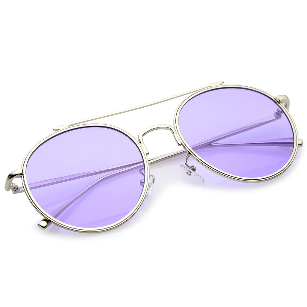 Silver / Purple