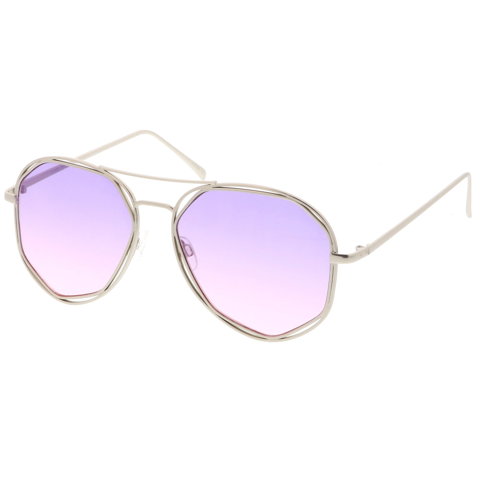 Silver / Purple-Pink