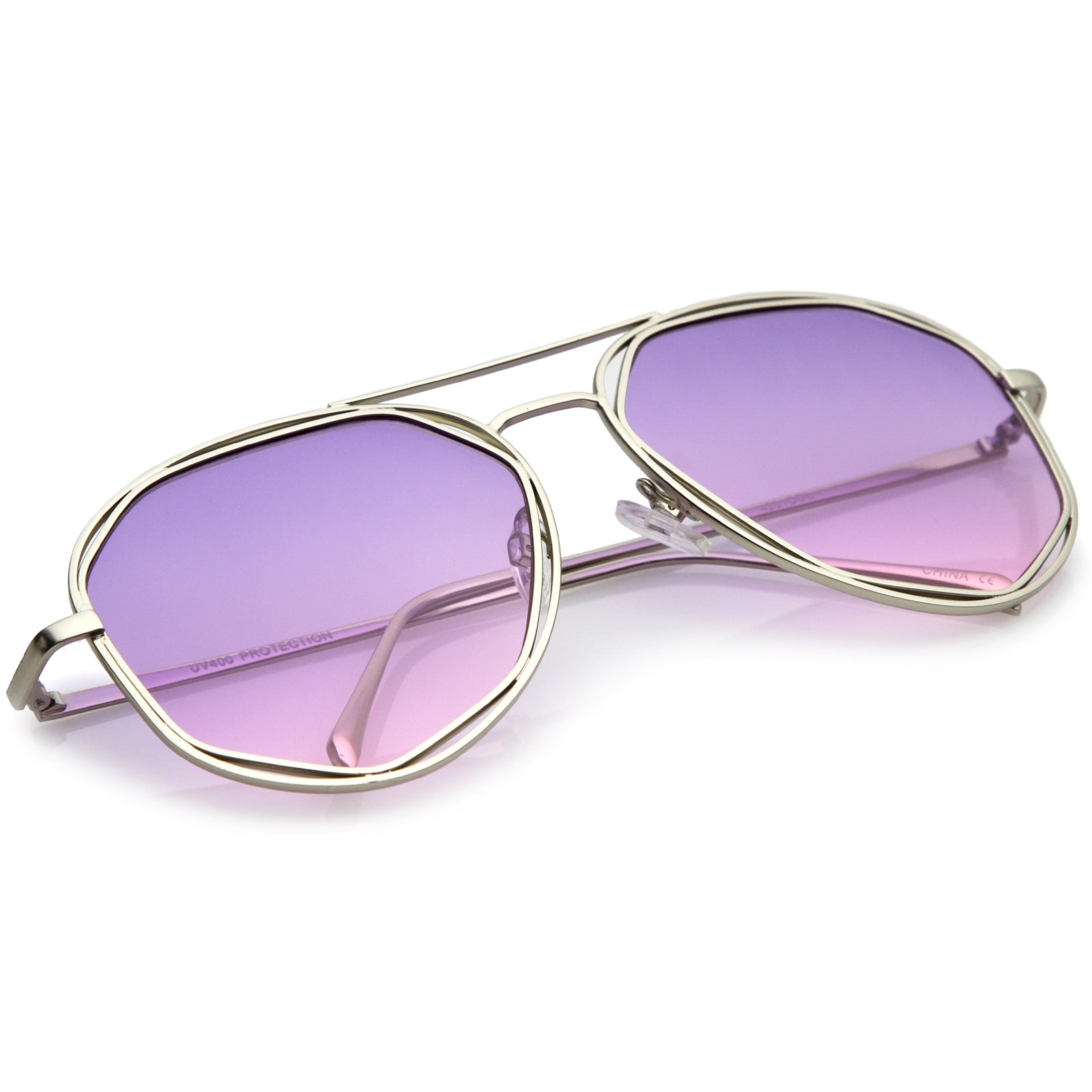 Silver / Purple-Pink