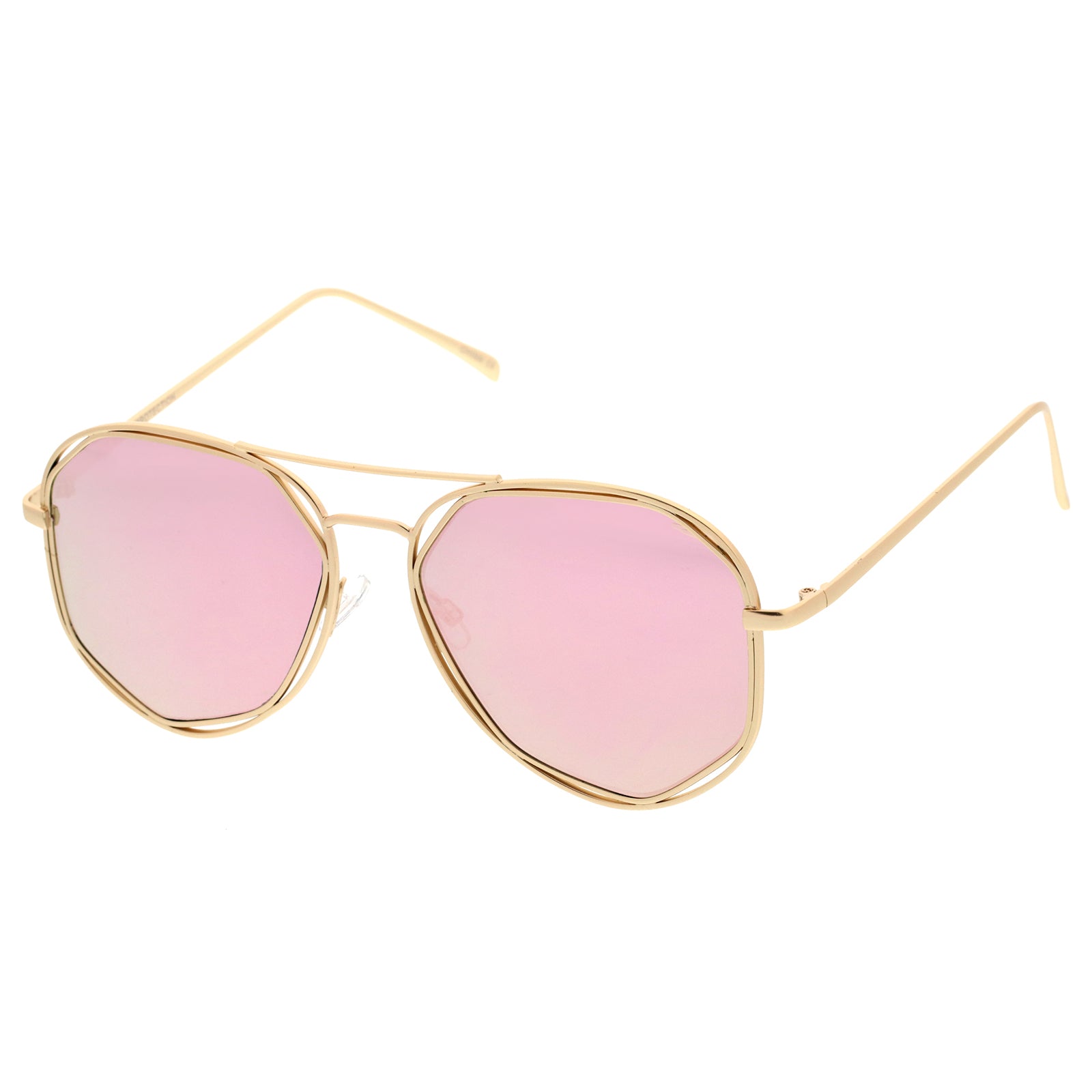 Gold / Pink Mirror