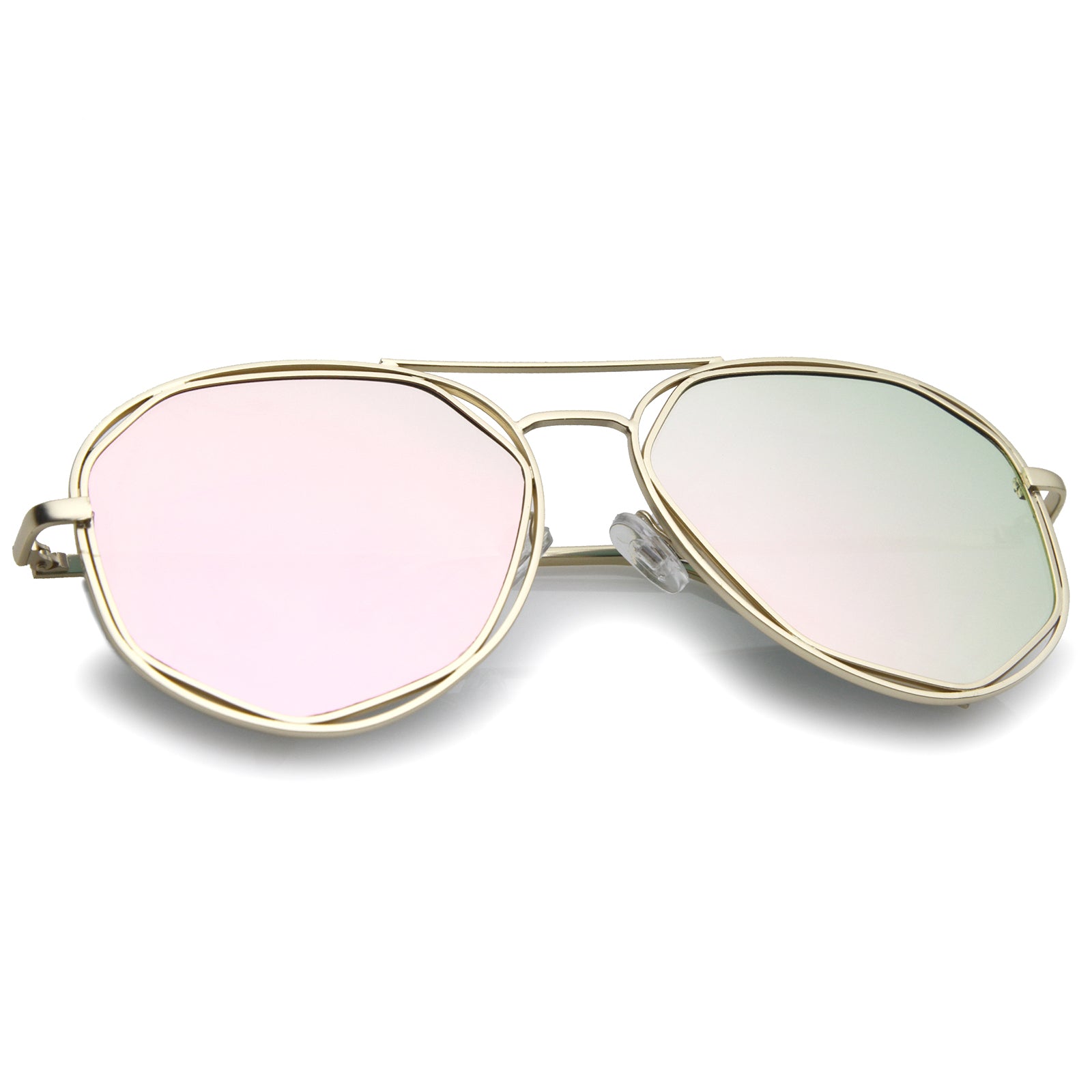 Gold / Pink Mirror