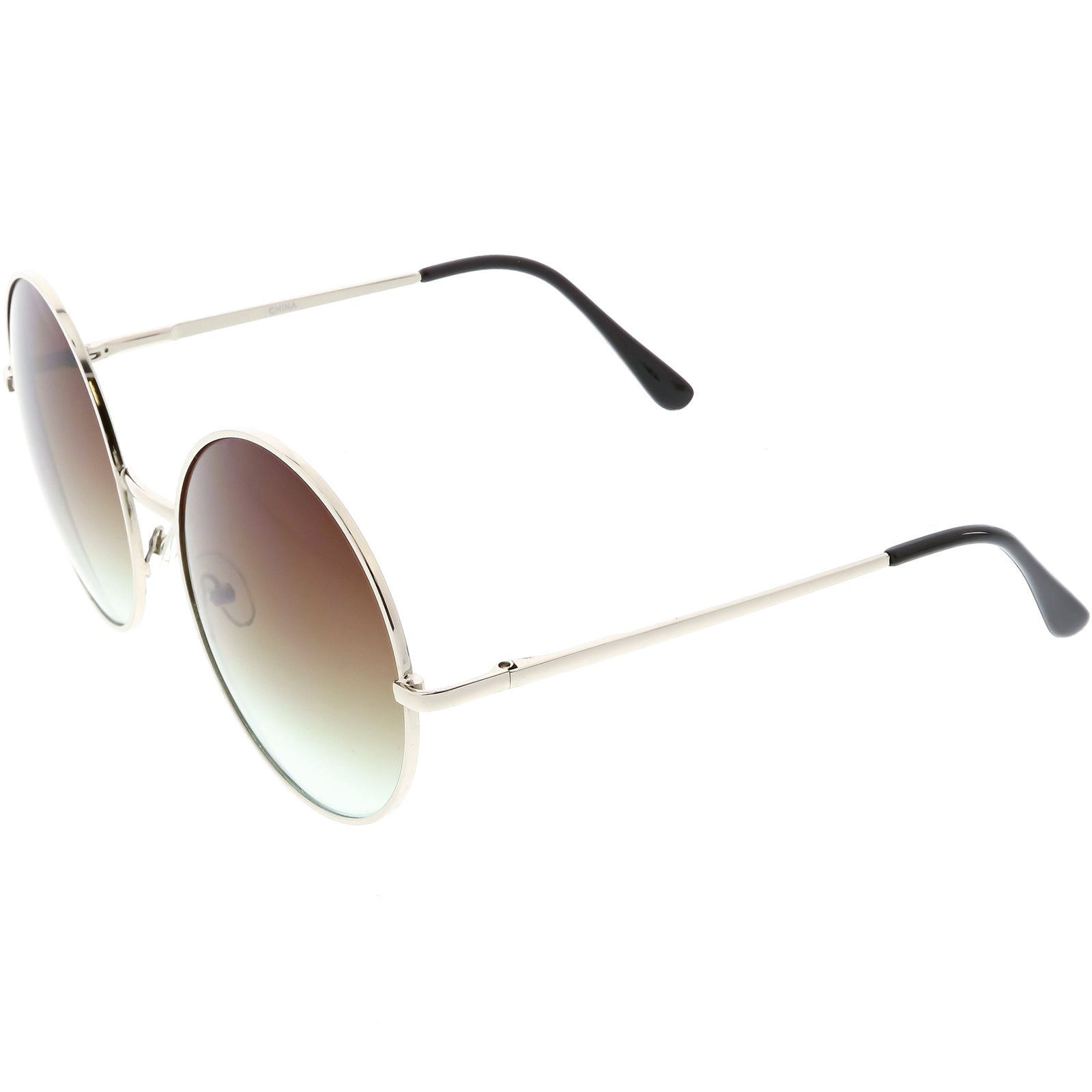 Buy PEARL PERFECT BROWN ROUND SUNGLASSES for Women Online in India