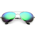 Silver / Green Mirror