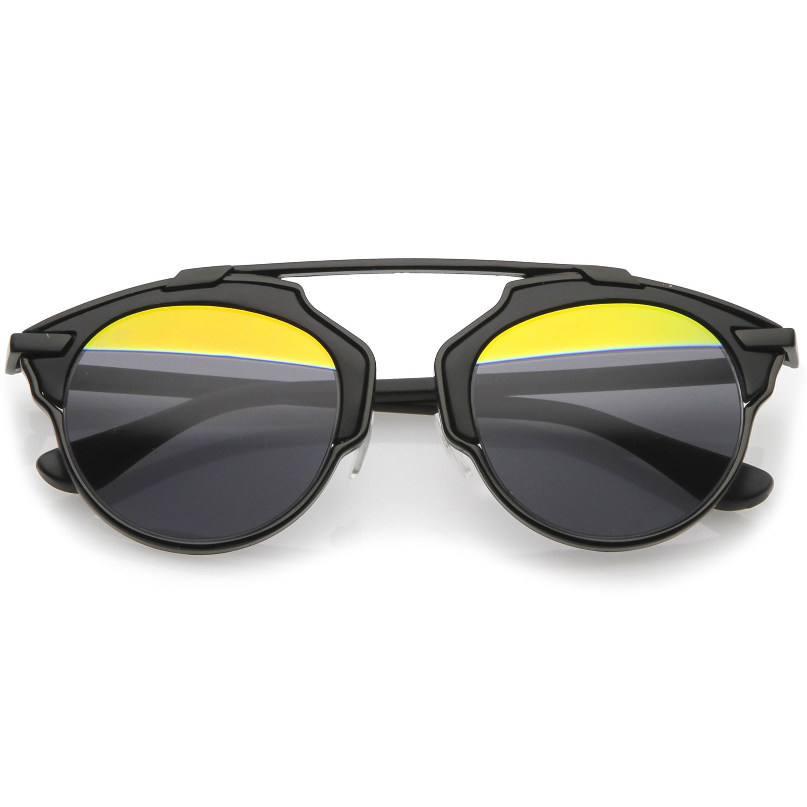 Black / Yellow Mirror-Smoke