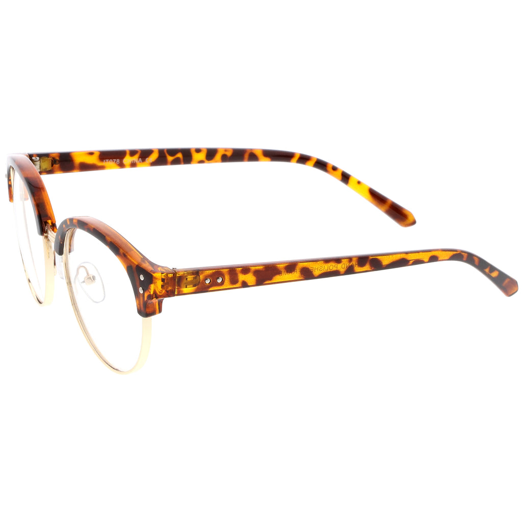 Orange-Tortoise-Gold / Clear