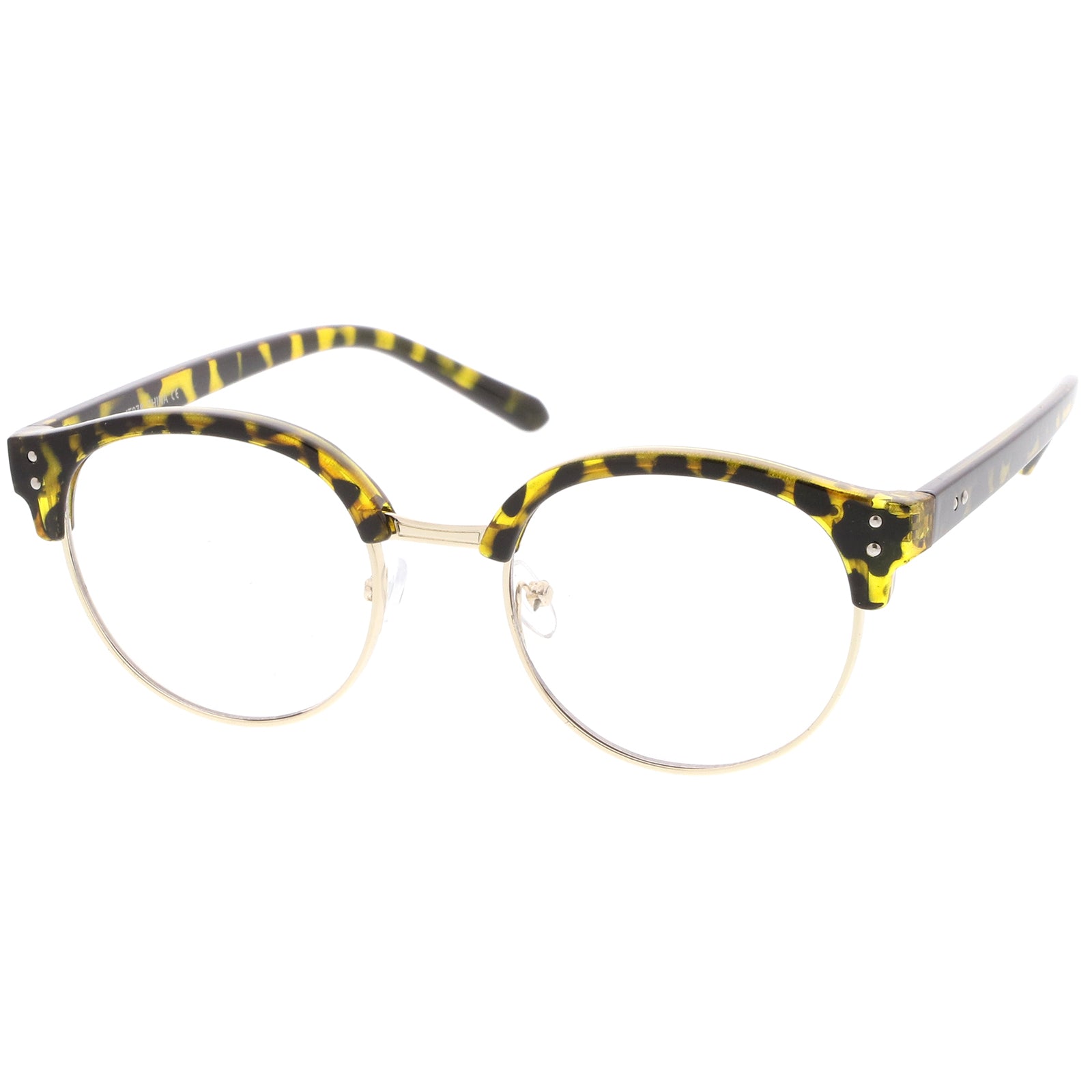 Yellow-Tortoise-Gold / Clear