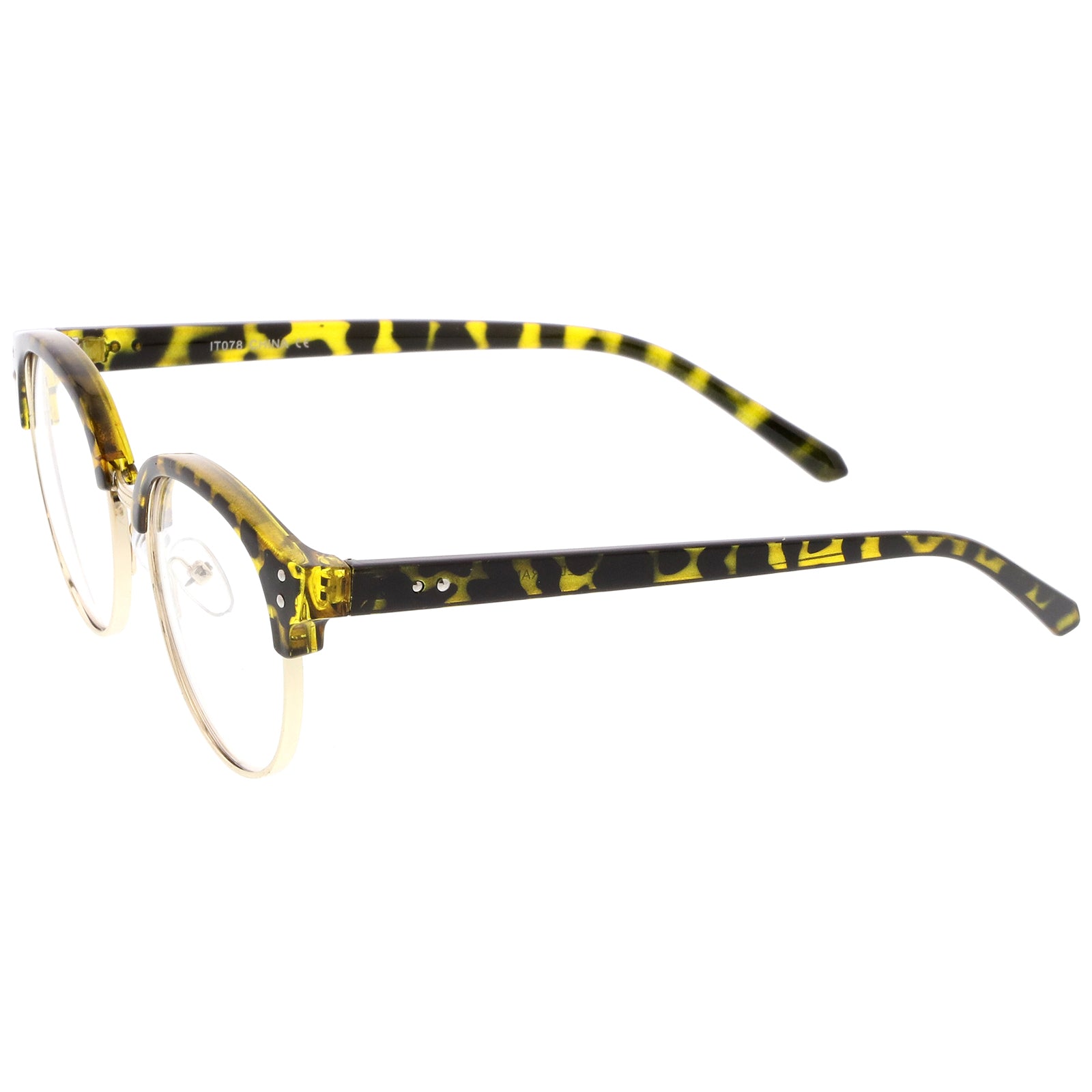 Yellow-Tortoise-Gold / Clear