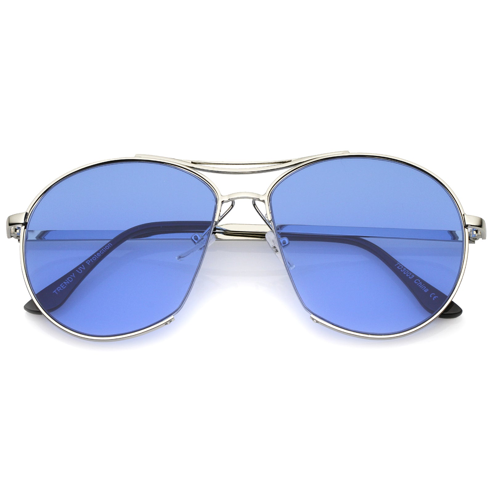 Silver / Blue