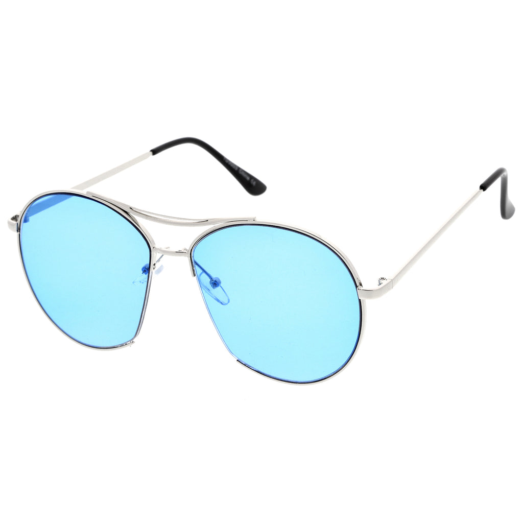 Silver / Blue